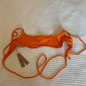 Vibrant Orange Bikini Top